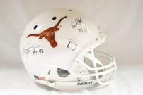 EARL CAMPBELL RICKY WILLIAMS AUTOGRAPHED TEXAS HELMET 202//135